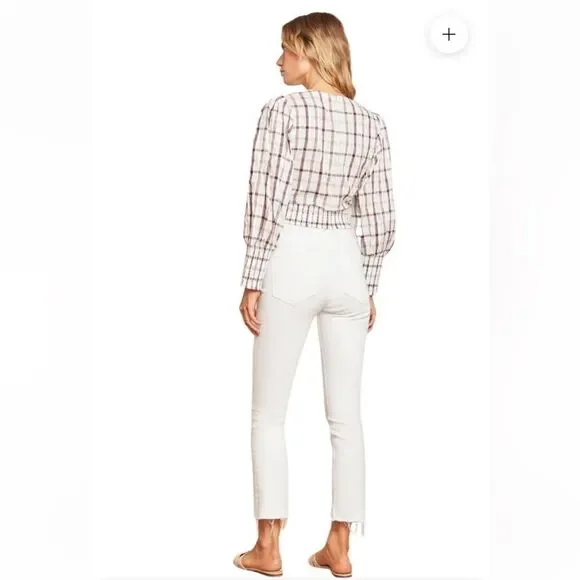 VERONICA BEARD CARLY KICK FLARE RAW HEM Size 25 NWOT